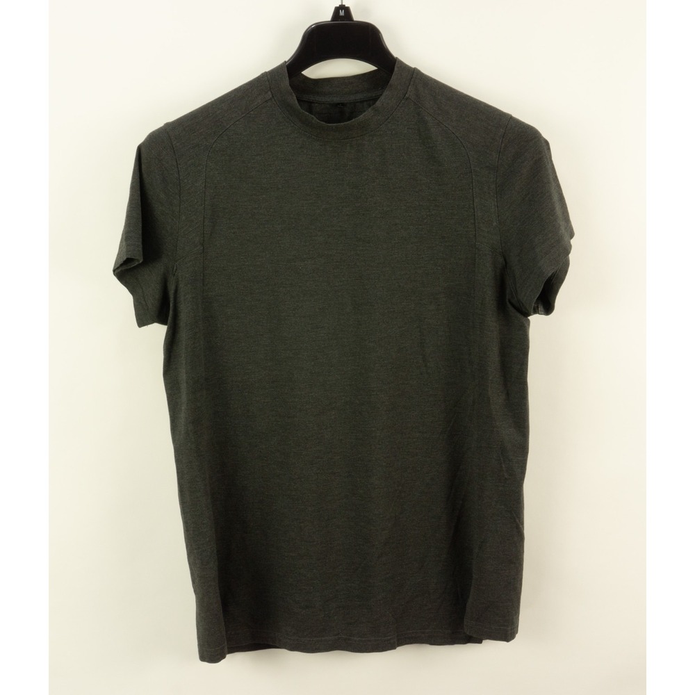 Alphalete Raglan Crew Short Sleeve Athletic T-Shirt Men's Medium Gray Jersey